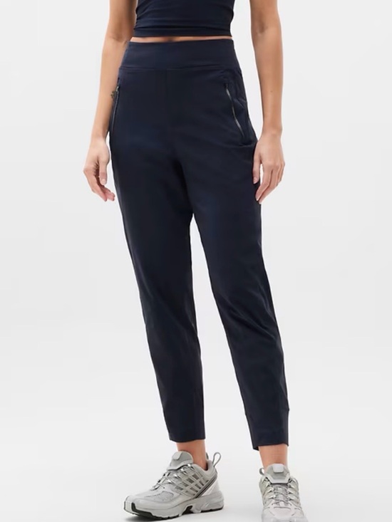 Athleta Pants - Athleta Navy High-Rise Trekkie Pants